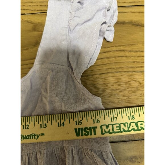 Anthropologie Sadie & Sage Women Crop Top Flutter Sleeve Size Small Rayon Boho - Picture 5 of 8